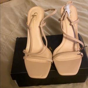 Nude Strappy Heels